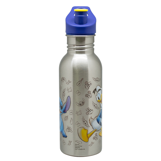 Botella metálica Disney 100 Celeste 600 ml