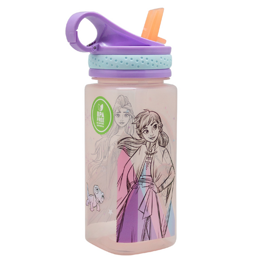 Botella hermética cuadrada Disney Frozen 500 ml