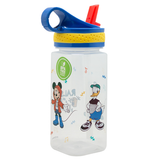 Botella hermética cuadrada Disney Mickey 500 ml