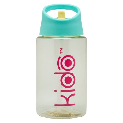 Botella con Bombilla Keep Kido Tritan Amarillo-Celeste 500 ml