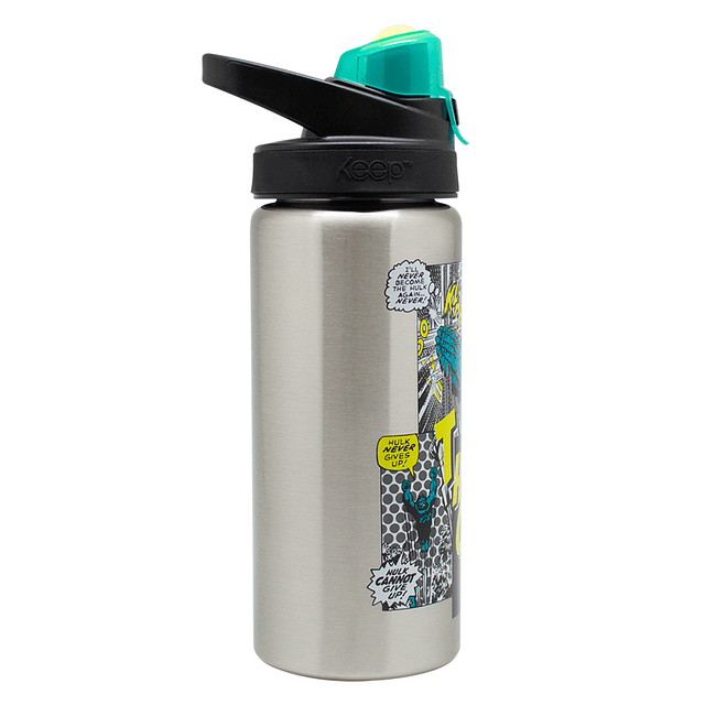 Botella metálica con mango Disney Hulk 600 ml