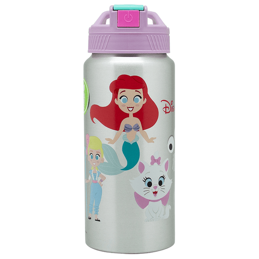 Botella metálica Disney 100 Rosada 600 ml