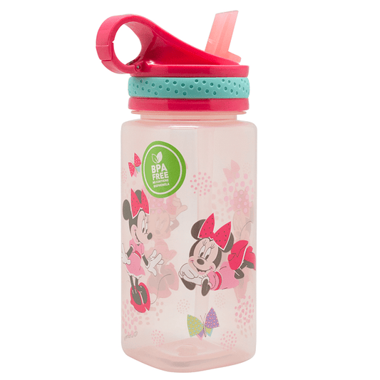Botella hermética cuadrada Disney Minnie 500 ml