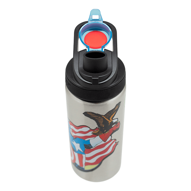 Botella metálica con mango Disney Marvel 600 ml