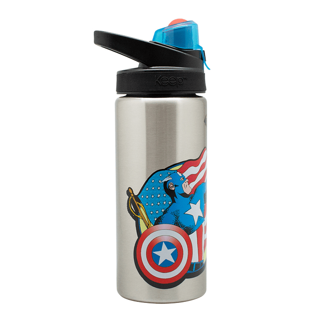 Botella metálica con mango Disney Marvel 600 ml