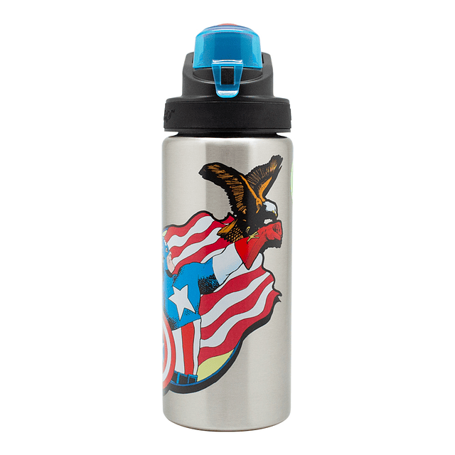 Botella metálica con mango Disney Marvel 600 ml