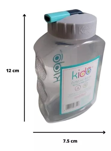 Botella toma agua para niño/a Keep Gris 250 ml